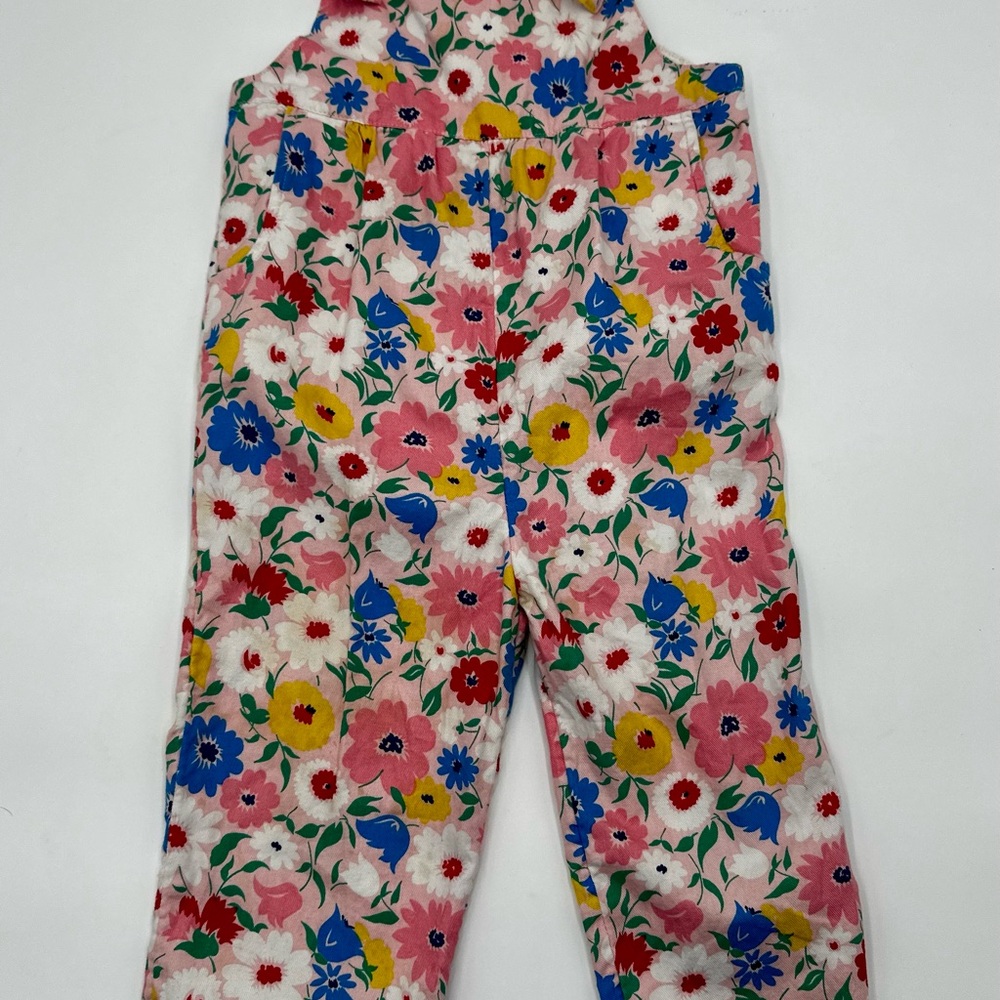 Mini Boden floral print overalls 2-3 years